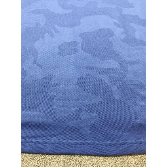 RLX‎ Ralph Lauren Golf Polo Shirt Mens XL Blue Camo Trump National Charlotte - Picture 11 of 15